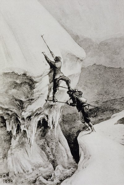 É possível, de "Scrambles Amongst the Alps", de Edward Whymper, publicado em 1871 de Edward Whymper